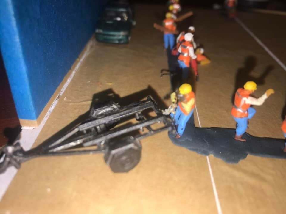 Ho 1/87 Scale Road or Construction Workers Set UNPAINTED