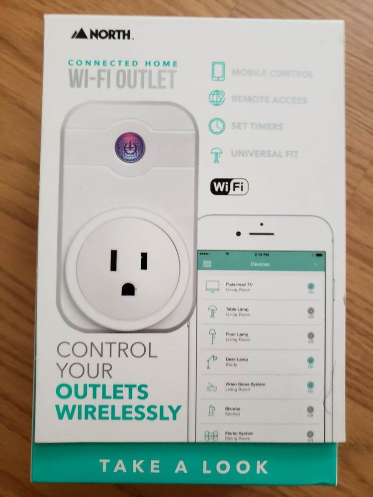 North Wifi Connected Outlet