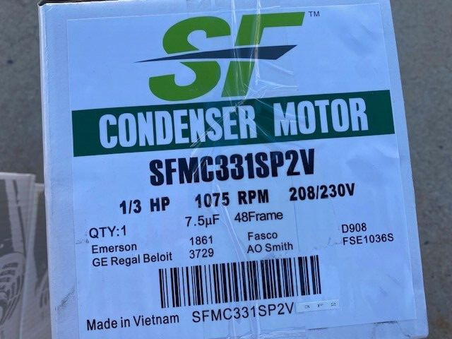 Trane SFMC331SP2V Blower Motor (NEW)