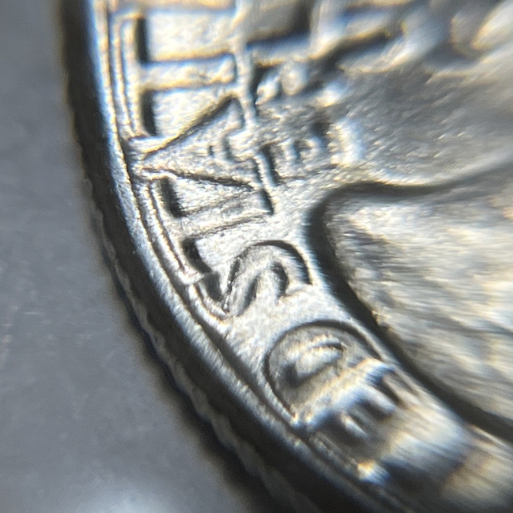 1956 Washington Silver Quarter Errors DDR Toning Uncirculated