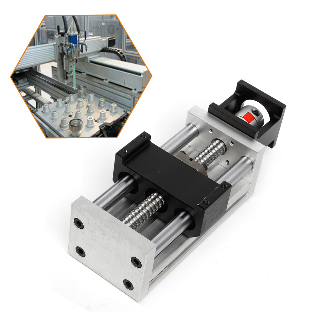 100mm Electric Sliding Table, 3.94in Sliding Table Linear Rail Guide