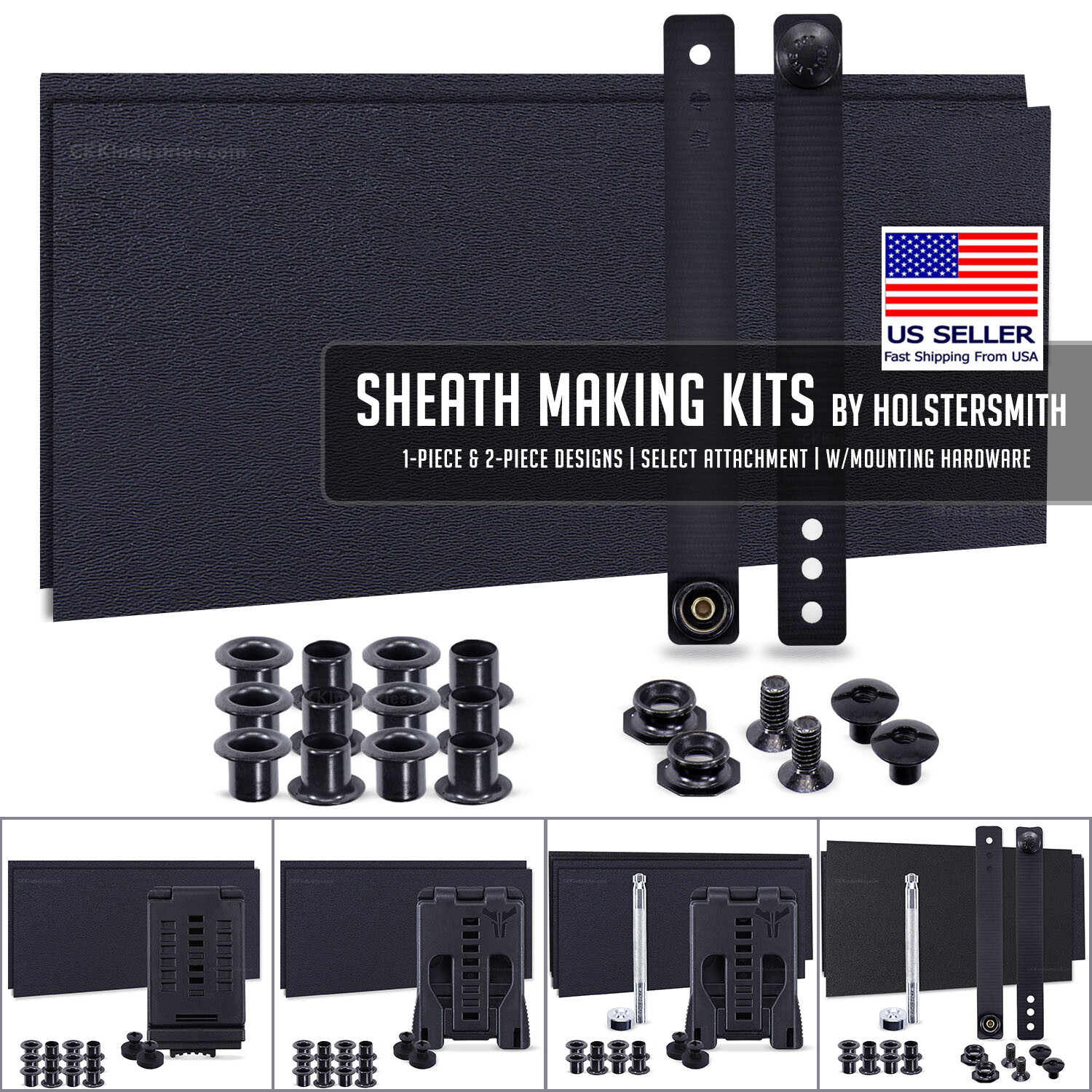 DIY Sheath Making Kits - 1-Piece and 2-Piece Designs - KYDEX-BOLTARON