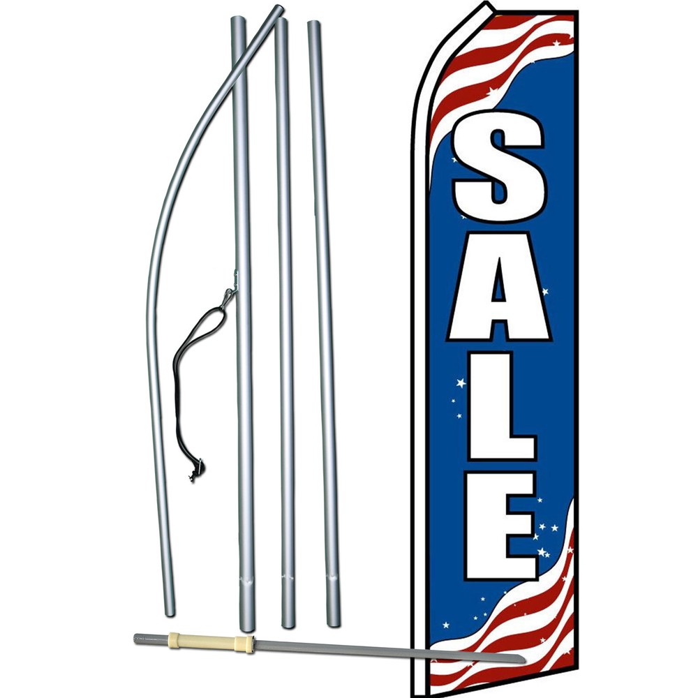 Patriotic Sale Complete Swooper Flag Bundle