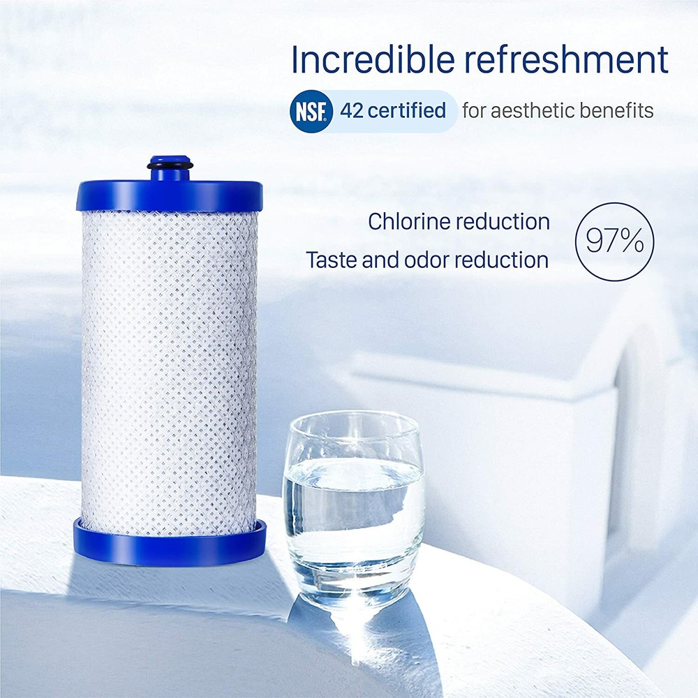 Waterdrop WF1CB Refrigerator Filter, Replacement for WF1CB, WFCB, RG100, 3 Pack