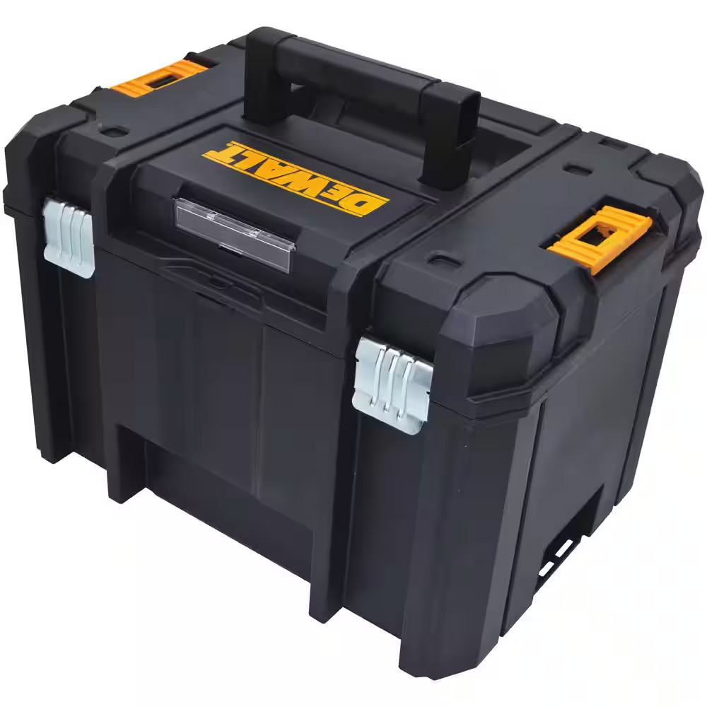 TSTAK VI 17 In. Stackable Deep Tool Storage Box