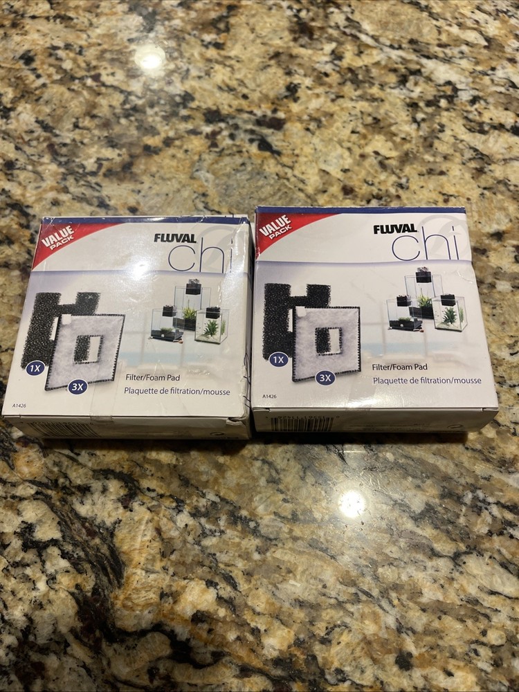 2-Fluval Chi Filter Foam Pad Combo Pack New