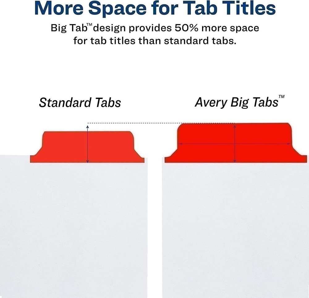 Avery 8-Tab Binder Dividers