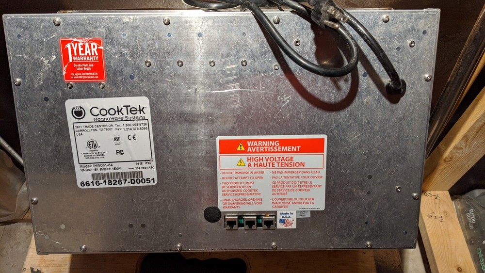 CookTek Induction Warmer