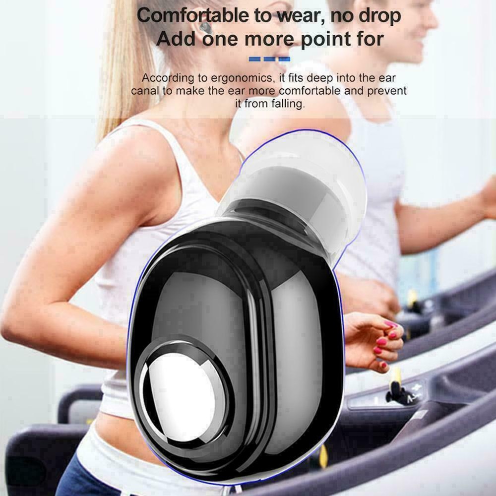 Bluetooth 5.0 Headset Wireless Earphone Earbud Stereo Headphone In-Ear Mini