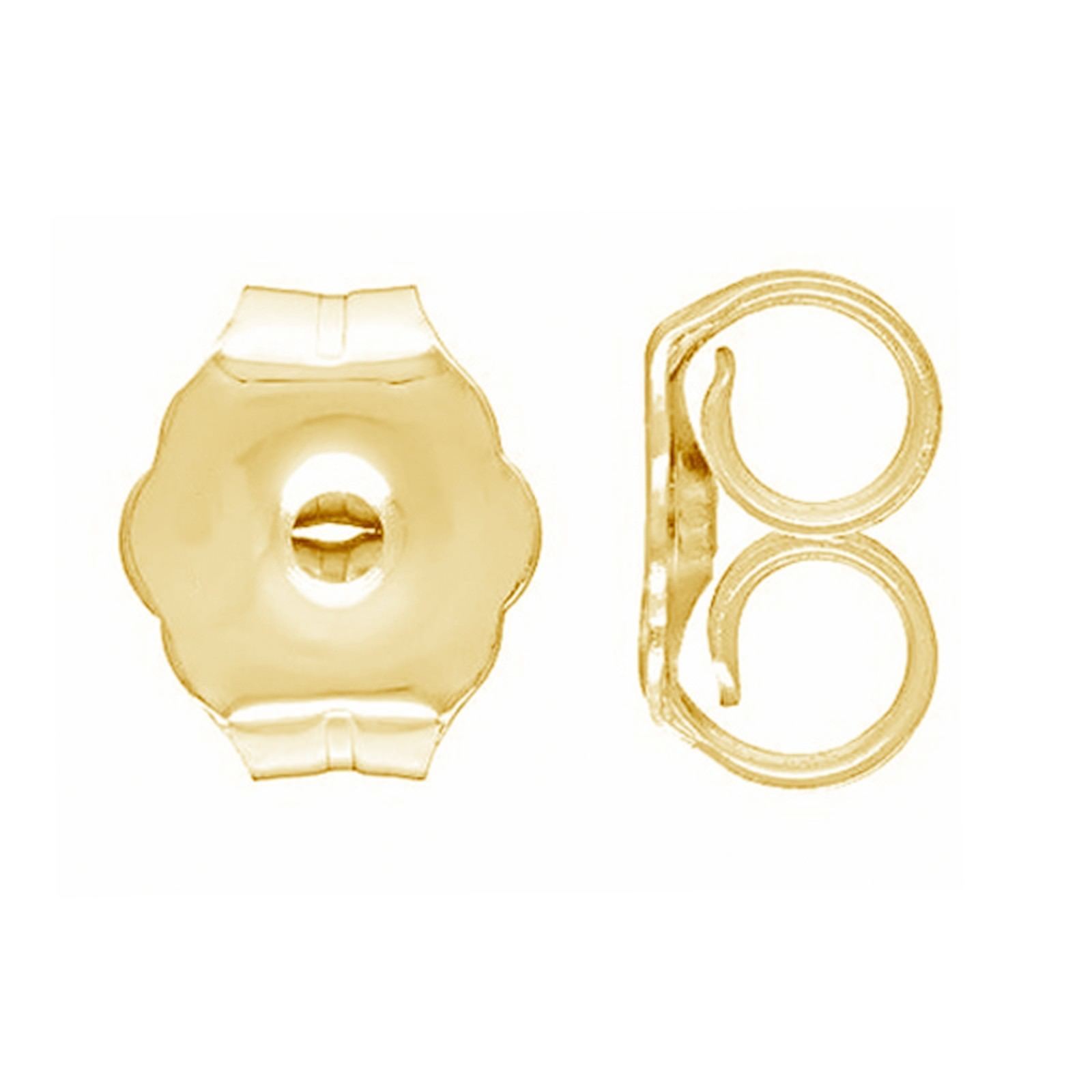 14K Solid Gold Earring Backs Large,Medium Or Small 1 PAIR Butterfly, All Colors