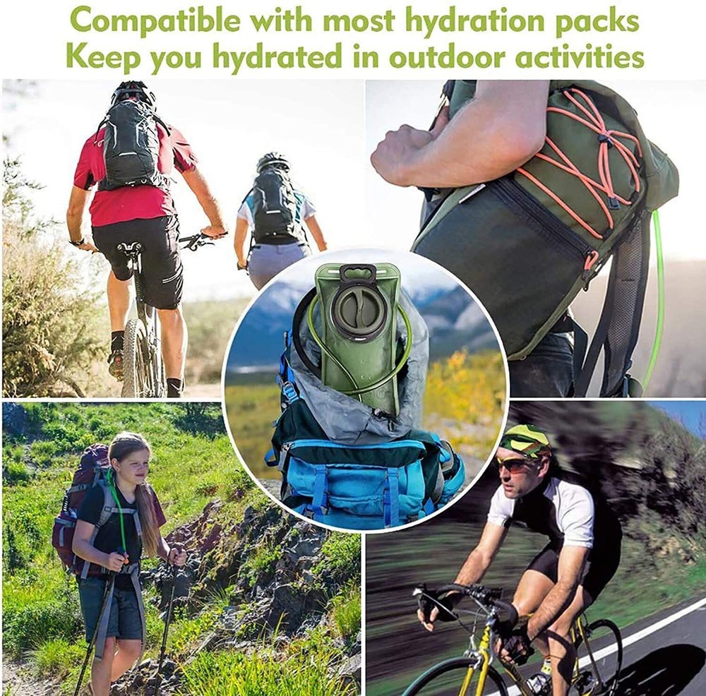2L Water Bladder Backpack Hydration System Camel bak Pack Bag Camping Hiking US