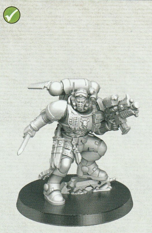 Lieutenant in Phobos Armour Vanguard Task Force Warhammer 40k - NoS (x1)