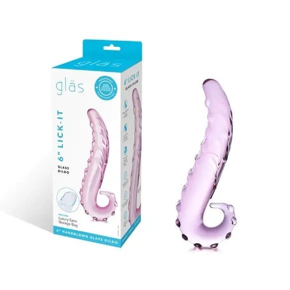 Gläs Lick-It Glass Dildo