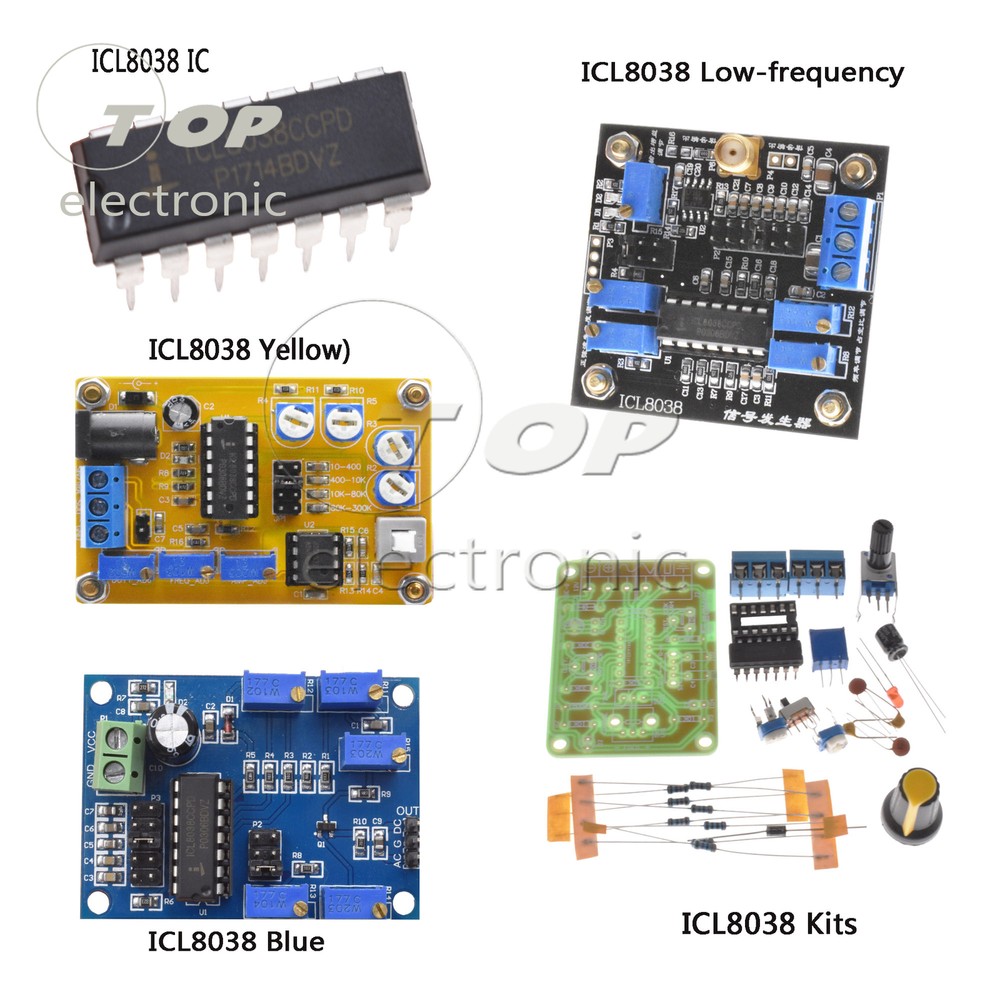 ICL8038 DC DDS Signal Generator Module/IC/DIY kit Sine Square Triangle Wave