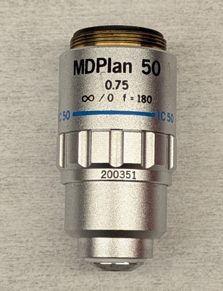 Olympus MDPlan IC 50 Microscope Objective Lens, f=180