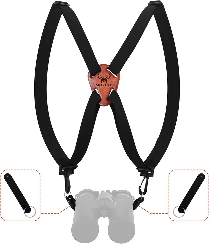 Binocular Harness Strap X-shaped - Adjustable Bino Chest Straps for All Binoc...