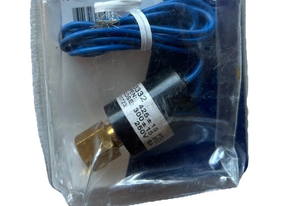 MARS 43332 HIGH PRESSURE SWITCH, AUTO RESET, B16-934, NIB