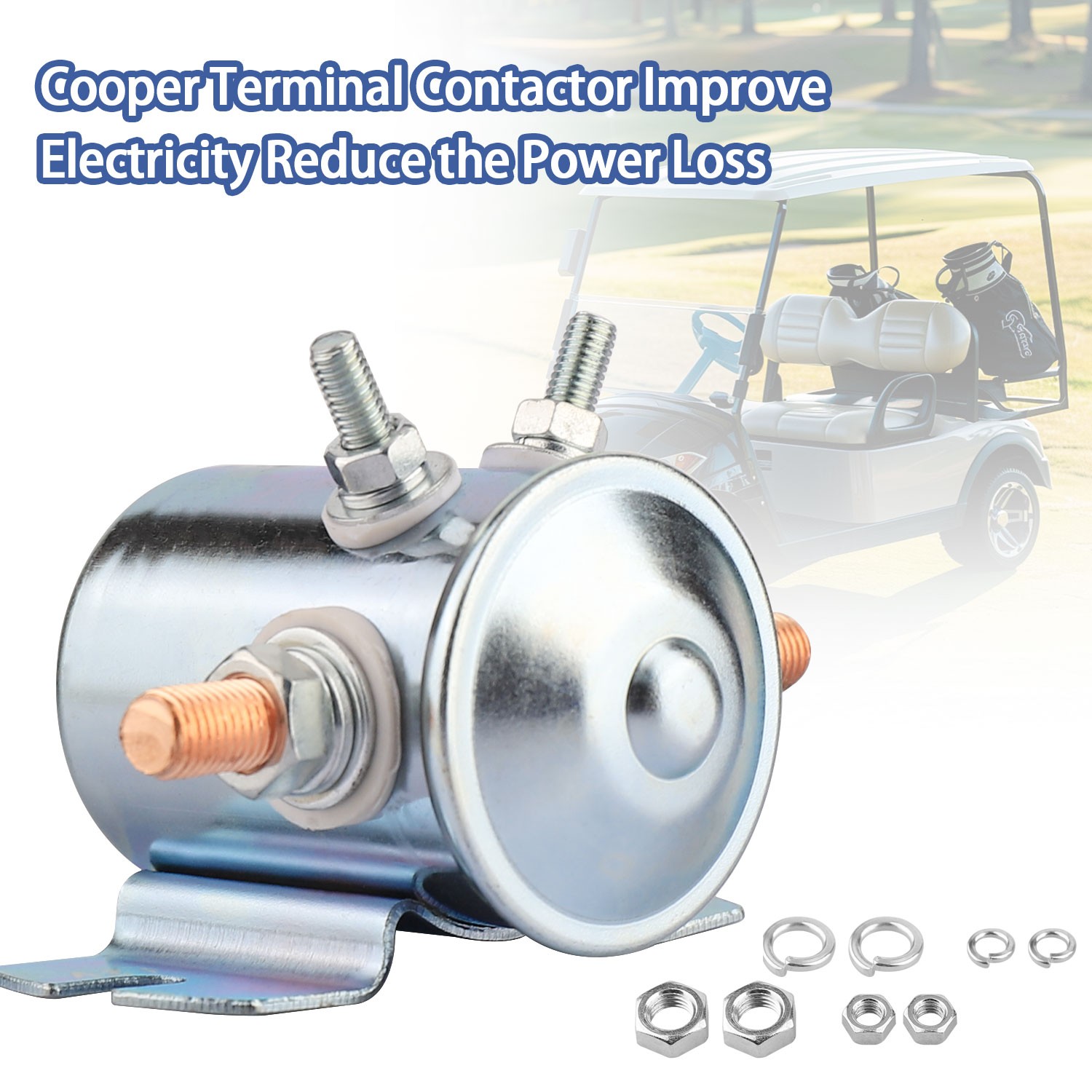 300A 12V Continuous Duty Solenoid Relay Fit For Golf Carts Winch Marine