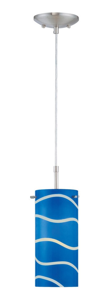 Lite Source LS-19991 Pacifica 1 Light Pendant - Blue