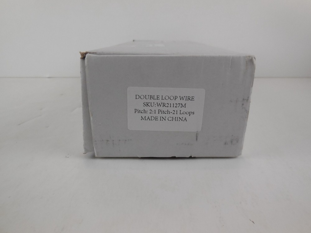 Rayson Wire Binding Spines, Multicolor, 2:1 Pitch Double Loop Binding Wires 1/2"
