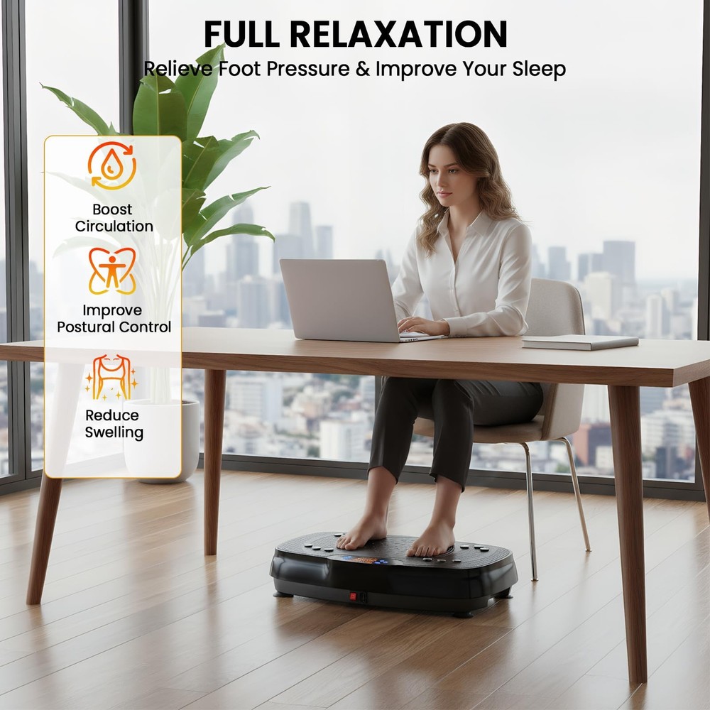 Vibration Plate Exercise Machine: Vibrating Plates for Weight Loss and Lympha...