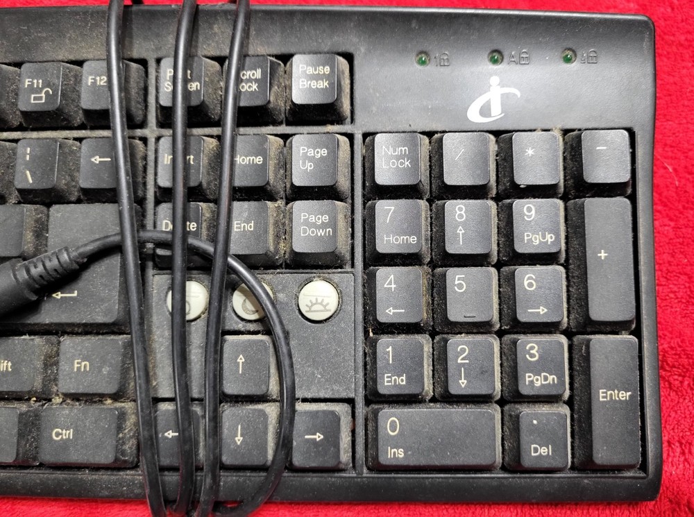 Genius Wired Keyboard, Black