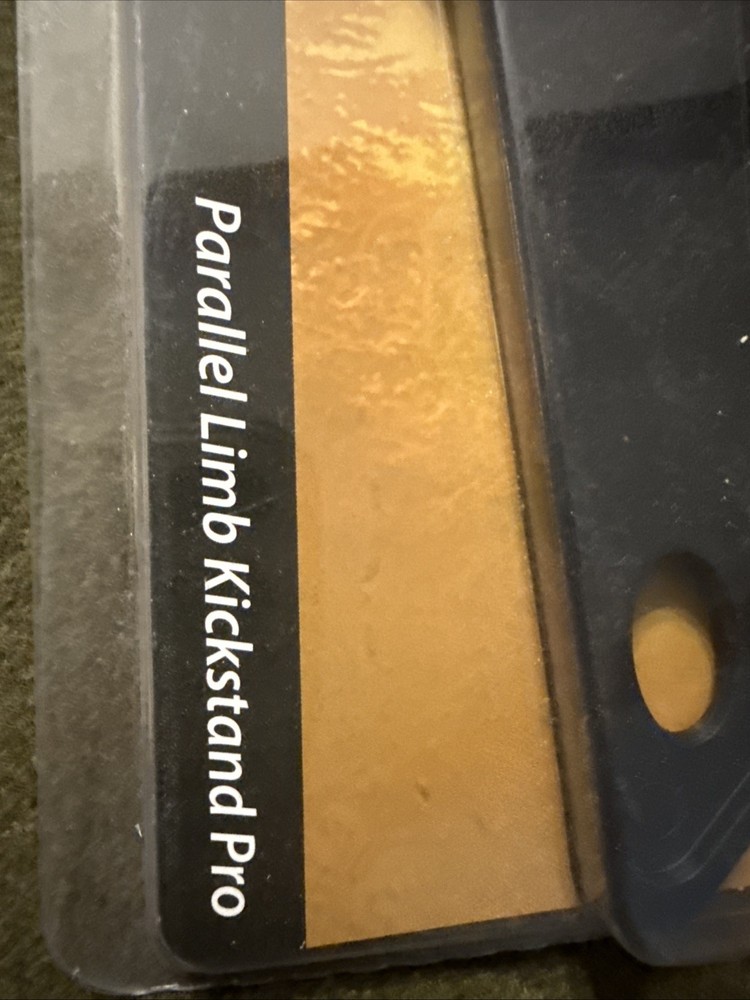 OMP Archery Parallel Limb Kick Stand Pro Bow Stand, Black