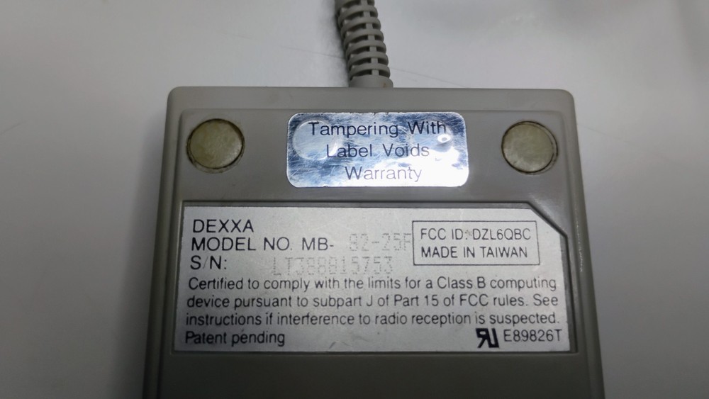 Dexxa Mouse Model No MB-82-25F *Untested*