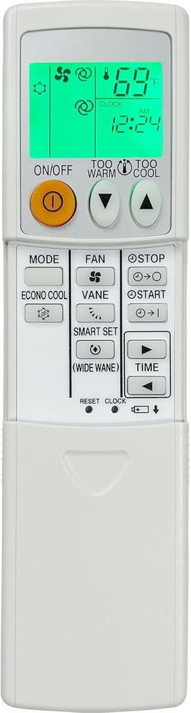 Replacement Remote Control for Mitsubishi Electric Mr Slim Same with remote