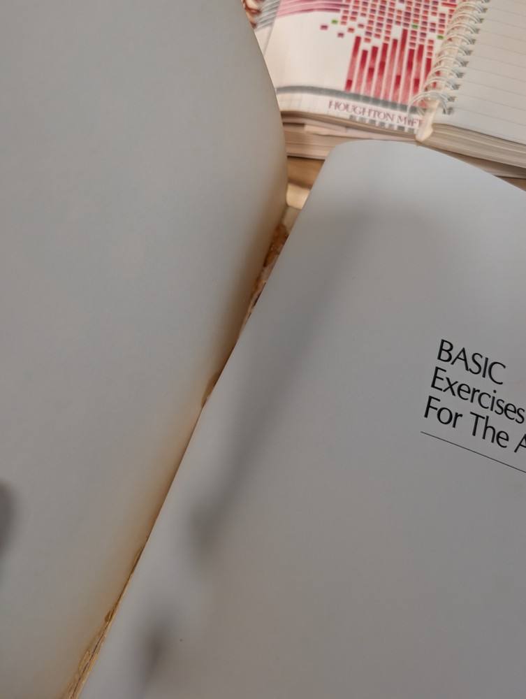 Vintage Apple II Reference Manuals Basic Exercises Apple, DOS Program, A2 Basics