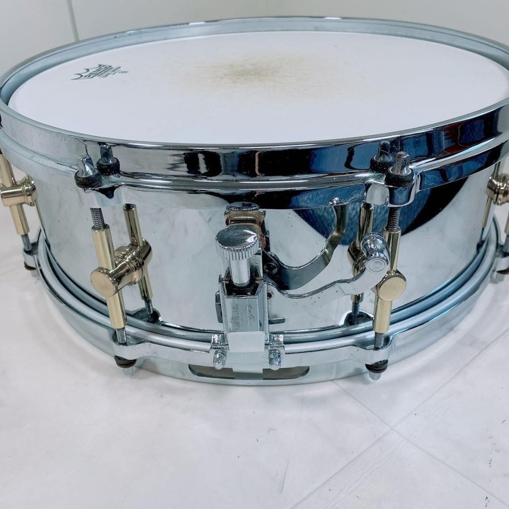 Canopus Steel Shell Snare Drum 14x5 with Case