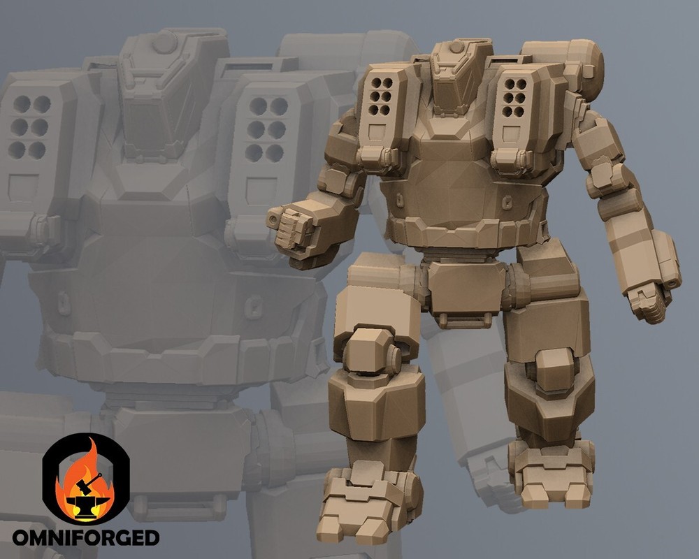 Hunchback HBK-4SP Mini MWO Mech Miniature Compatible with Battletech