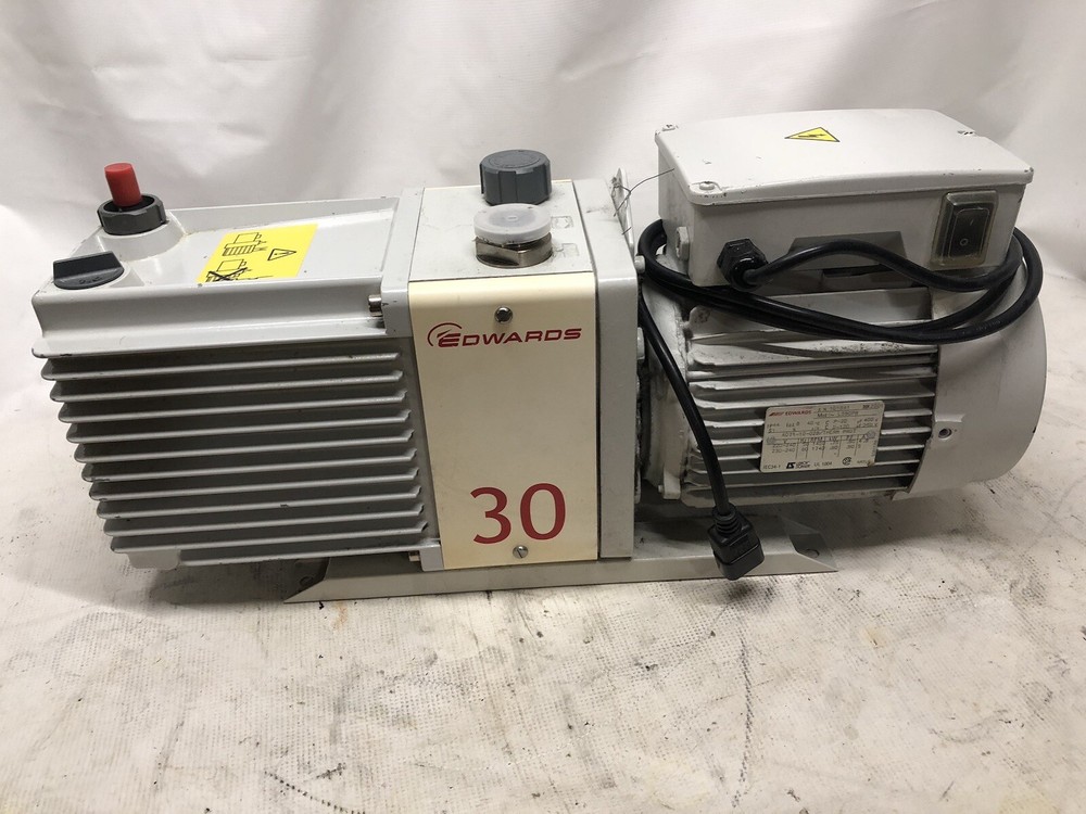 EDWARDS E2M30 Dual Stage Rotary Vane Vacuum Pump - TESTED