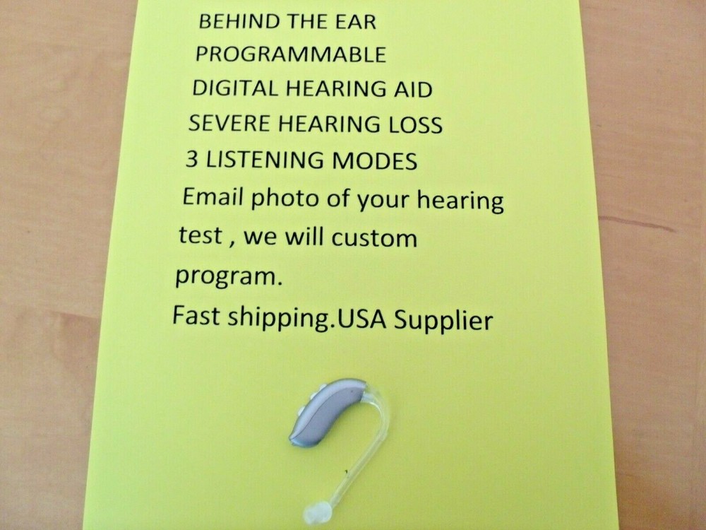 PROGRAMMABLE DIGITAL HEARING AID PROFOUND LOSS . 2 mics 3 programs WE PROGRAM