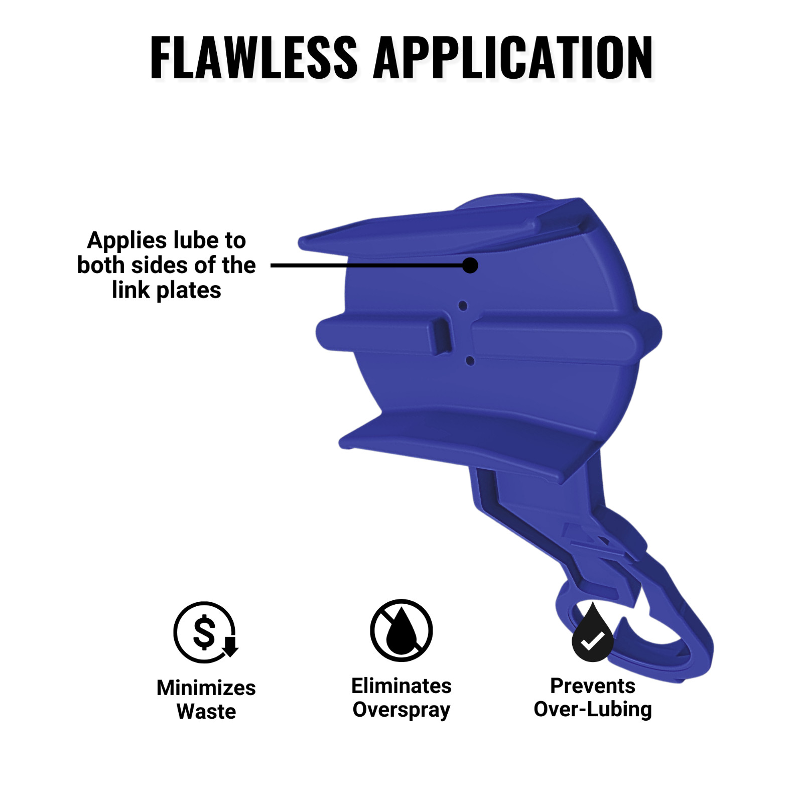 Oinker® Chain Lube Applicator Tool for Precise Lubrication of Motorcycle Chains