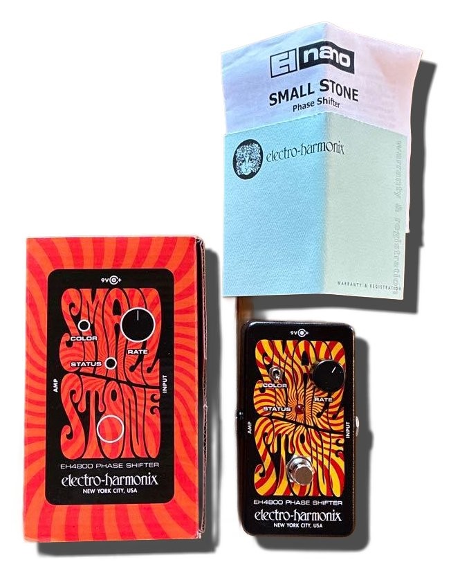 ELECTRO-HARMONIX SMALL STONE Phaser Effects Pedal Tested & Works 7227