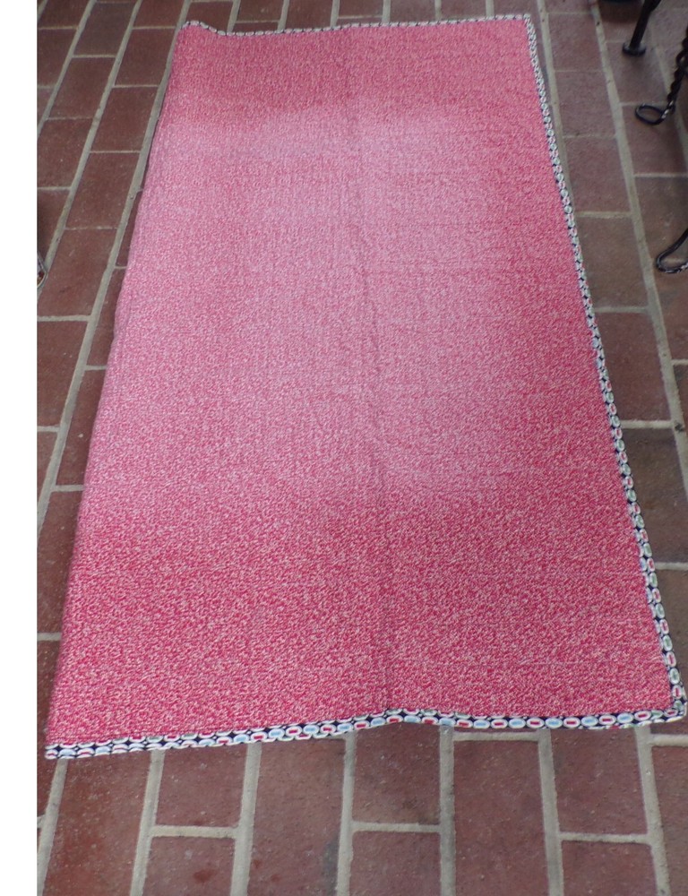 Handmade Small Multicolor Geometric Quilt
