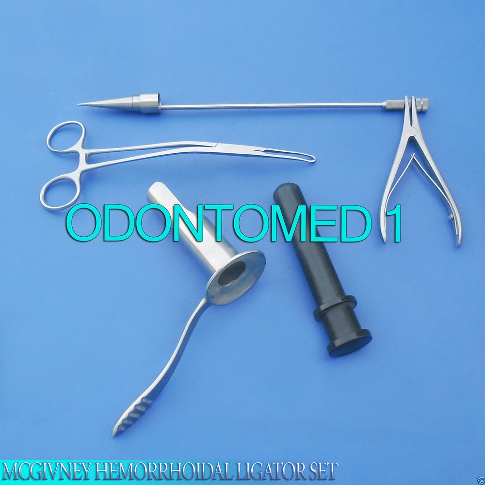 Mcgivney Hemorrhoidal Ligator Set Complete.rectal Instruments (3 PC SET)
