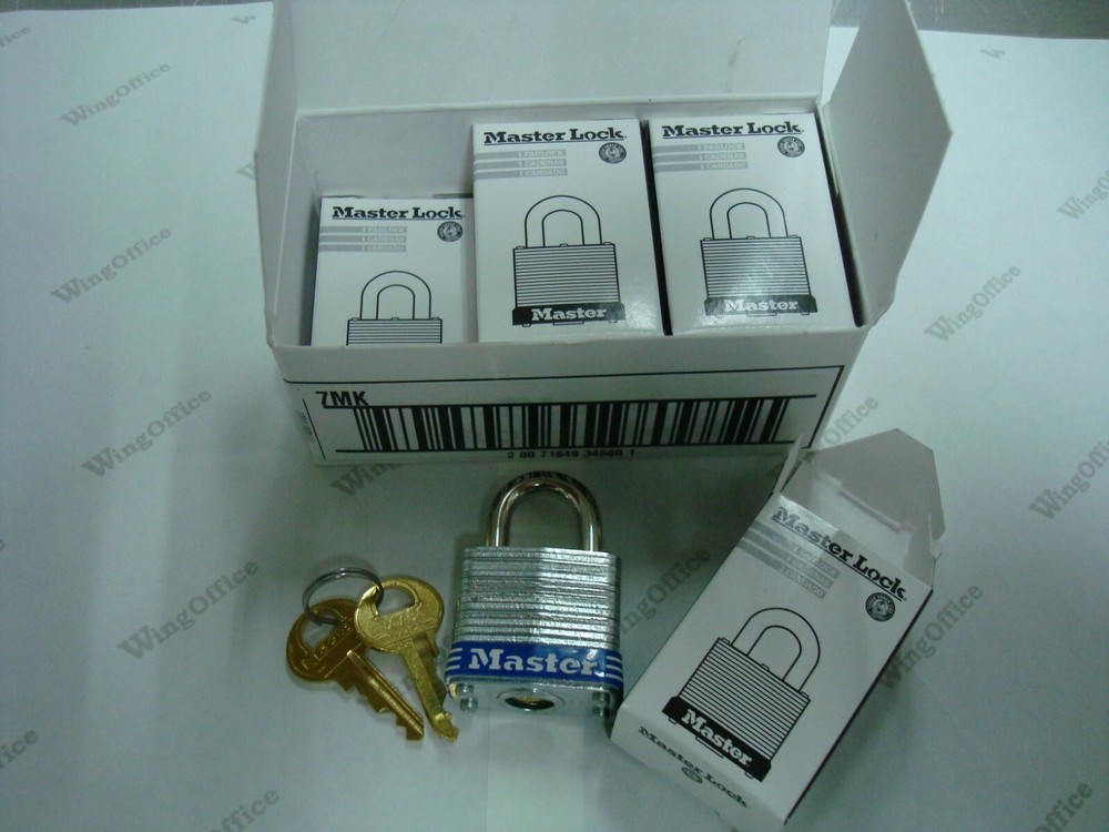 MASTER LOCK 7MK NO. 7 SMALL PADLOCK QUANTITY 6 NIB