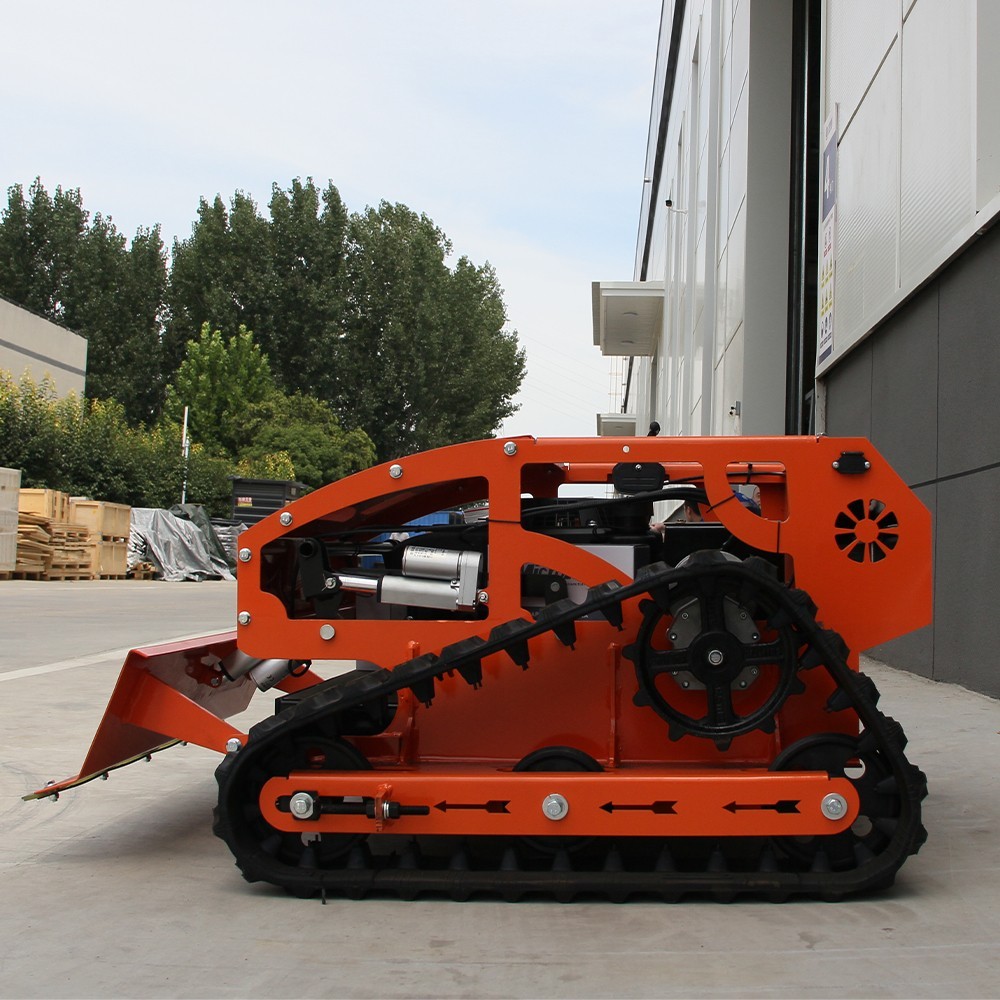 9HP Remote Lawn Mower with Snow Shovel Control Lawn Mower Electric Start EPA USA