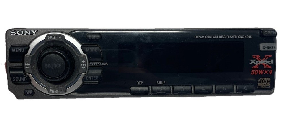 Sony Xplod CDX-4005 Replacement Faceplate w/ Case OEM