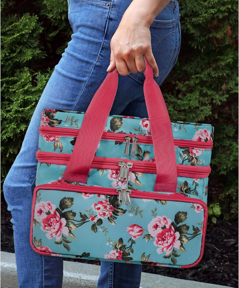 Sewing Accessories Organizer (Bag Only) – Double Layer Portable Sewing Storage B