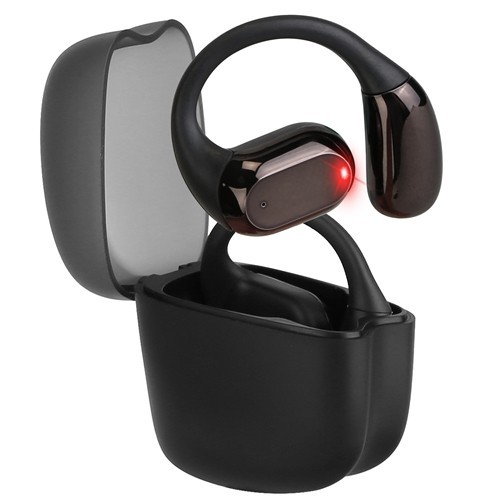 Wireless V5.4 Open Ear Earbuds with Earhook LED Display Charging Case Waterproof
