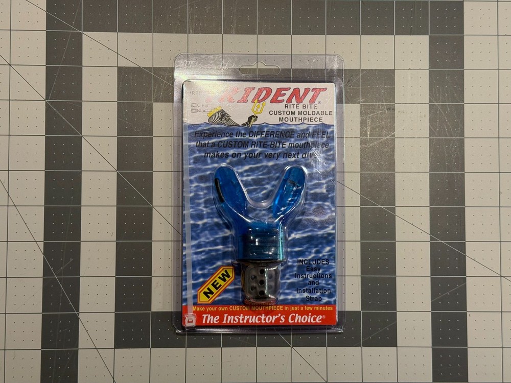 Trident Rite Bite Moldable Mouthpiece RPH20-Blue