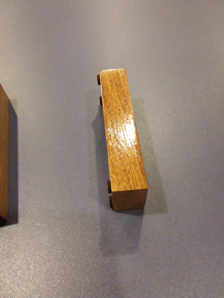 2-- BLACK WALNUT KNIFE DISPLAY STANDS
