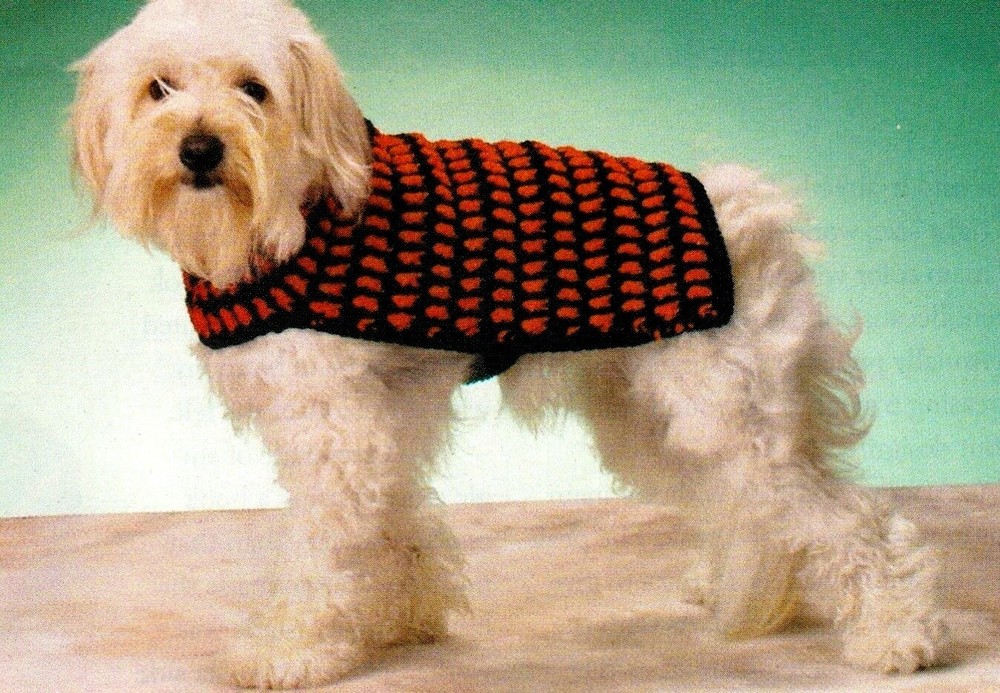 CHIC Posh Puppy Coat/Apparel/Crochet Pattern INSTRUCTIONS ONLY