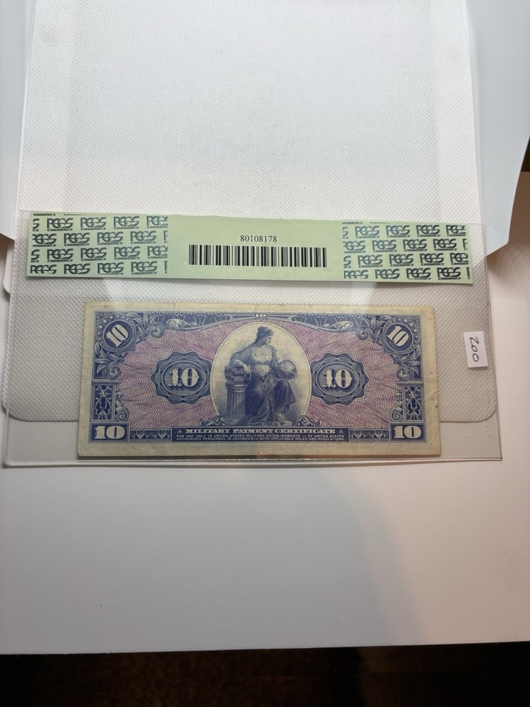 Military Payment Certificate PCGS