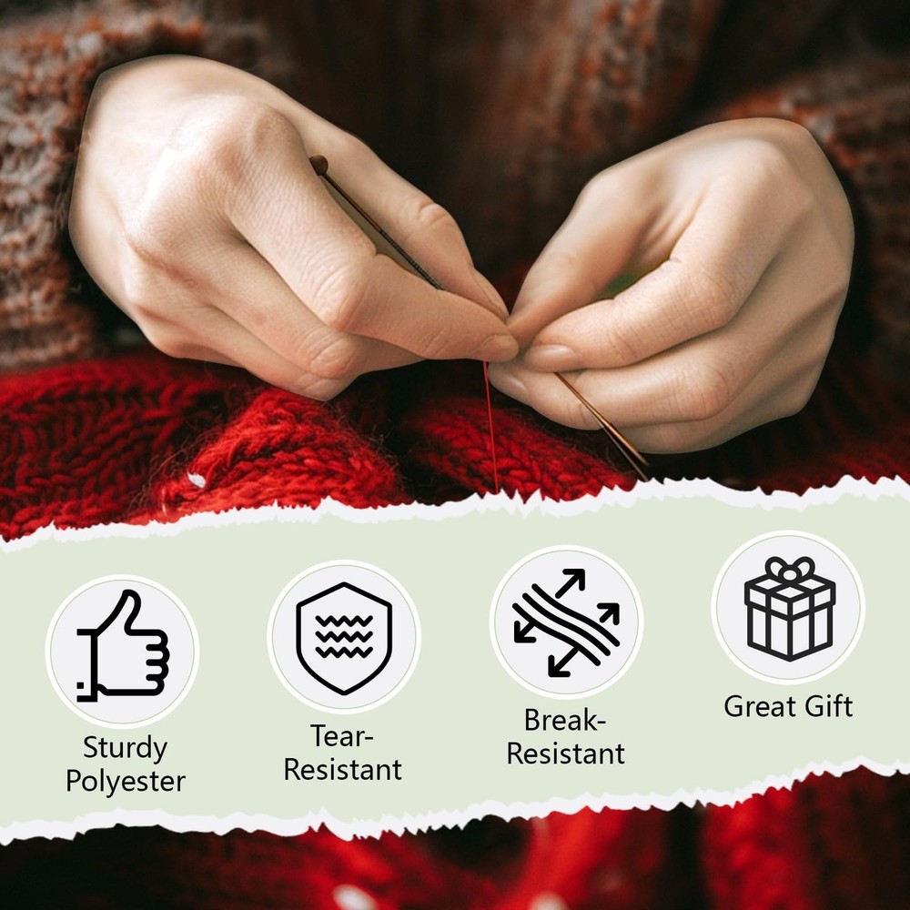 72 PCS Sewing Thread Kit, 36 Assorted Colors Machine Threads with Spools, Pre...