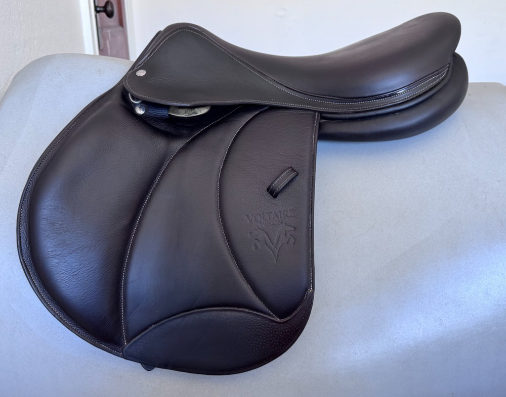 18" Voltaire Palm Beach E PRO Saddle - 2023 - 2A - Full Buffalo - EQUISENSE TECH