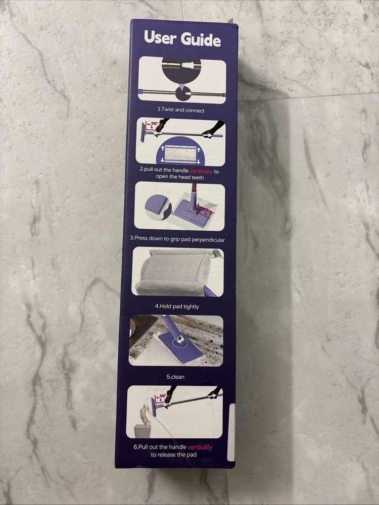 Cliclak Multi-Surface Mop System, Floor Cleaner Mop Kit